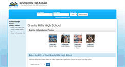 Desktop Screenshot of granitehillshighschool.org
