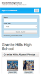 Mobile Screenshot of granitehillshighschool.org